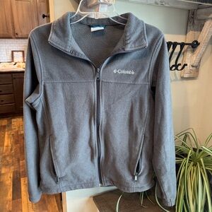 Columbia Fleece Men’s Small Gray Jacket